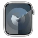Apple Watch Series 9 45mm Silver Aluminum Case with Sport Band, Storm Blue
